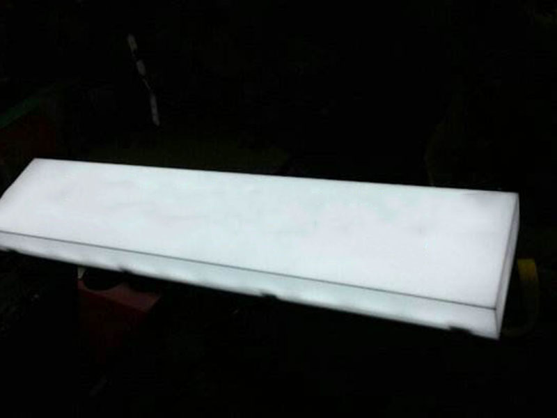 亞克力燈箱，亞克力德邦物流燈箱